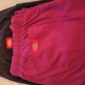 Dickies Purple and Black Sweatpants for Casual Comfort